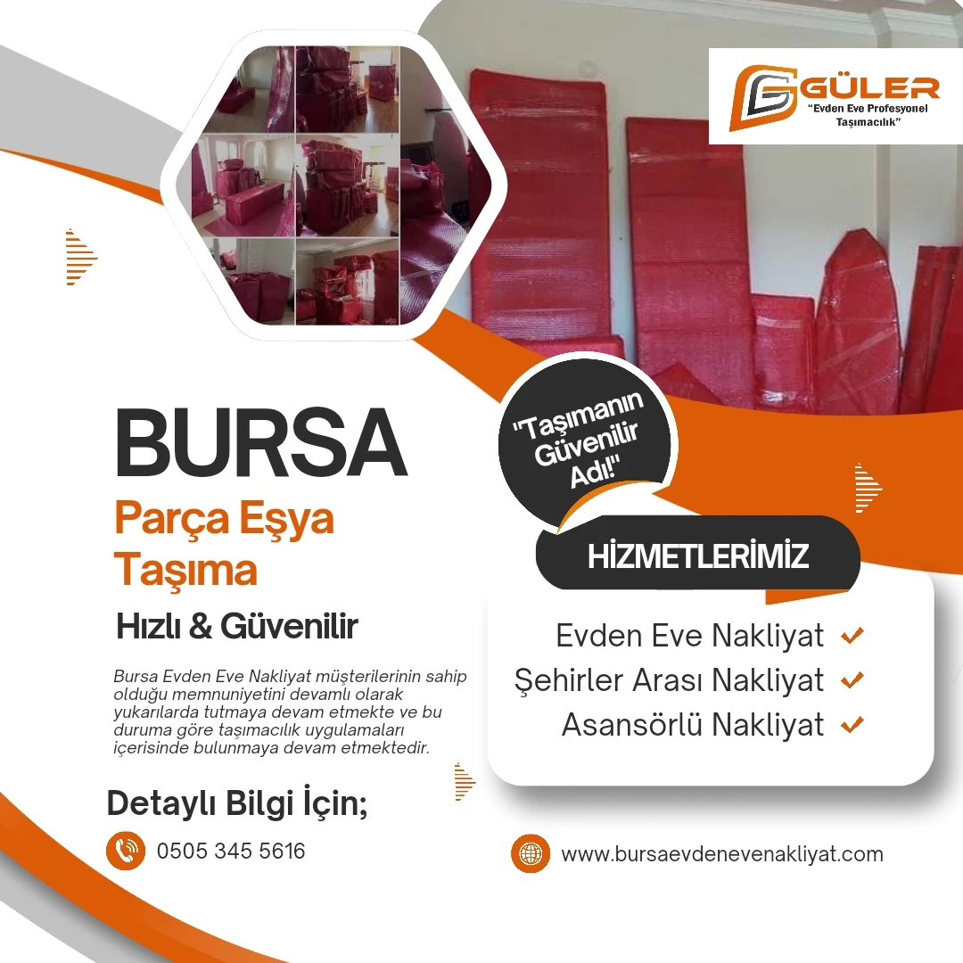 hizmet görseli: Bursa Parça Eşya Taşıma
